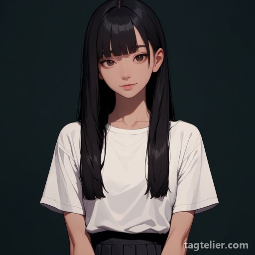 暗い（dark）で生成したAIイラストの見本