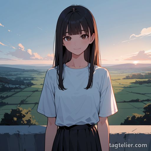 夜明け（dawn）で生成したAIイラストの見本