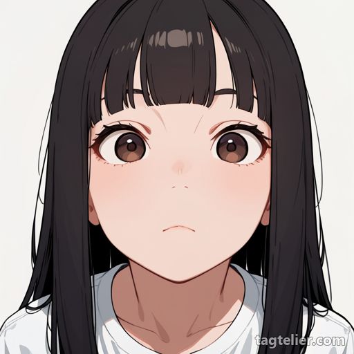 真顔（deadpan）で生成したAIイラストの見本