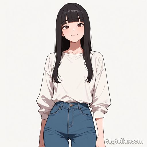 デニム（denim）で生成したAIイラストの見本