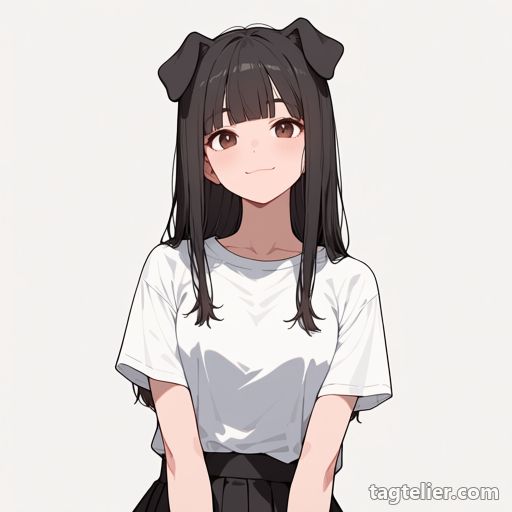 犬耳（dog_ears）で生成したAIイラストの見本