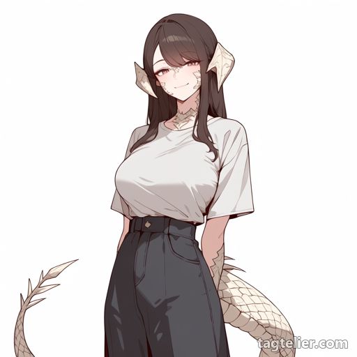 竜娘（dragon_girl）で生成したAIイラストの見本