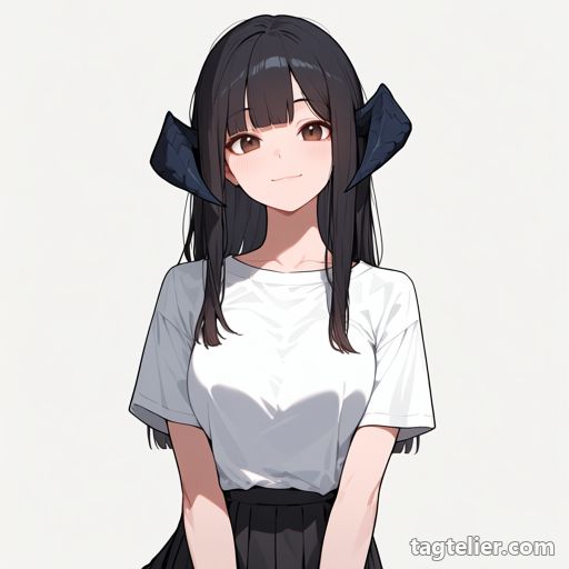 ドラゴンの角（dragon_horns）で生成したAIイラストの見本