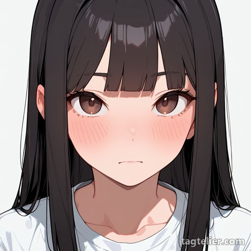 耳の赤面（ear blush）で生成したAIイラストの見本