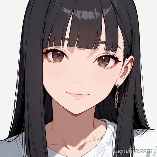 イヤリング（earrings）で生成したAIイラストの見本