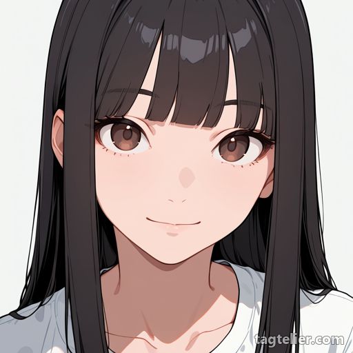 髪から透ける耳（ears visible through hair）で生成したAIイラストの見本