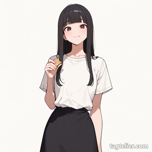 食べる（eating）で生成したAIイラストの見本