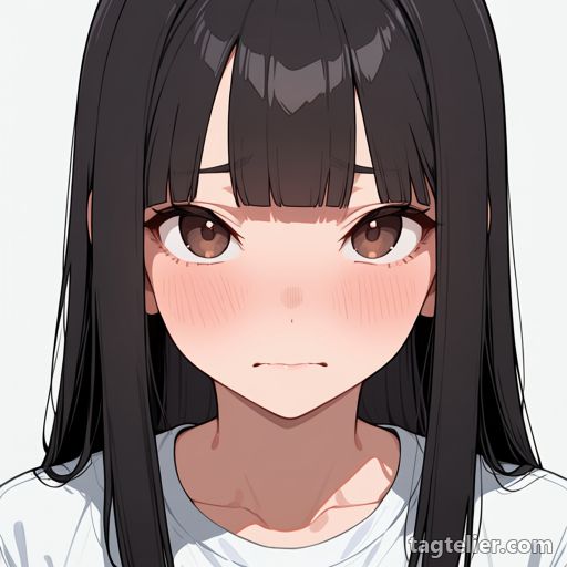 恥ずかしい（embarrassed）で生成したAIイラストの見本