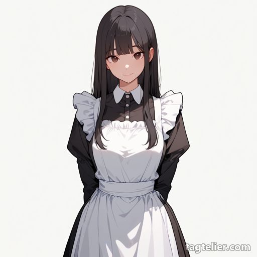 メイド化（enmaided）で生成したAIイラストの見本