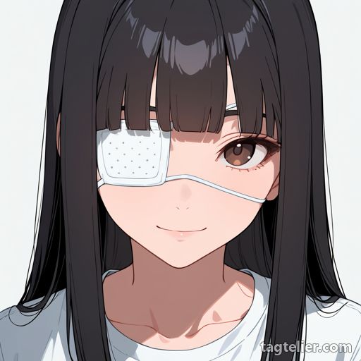 眼帯（eyepatch）で生成したAIイラストの見本