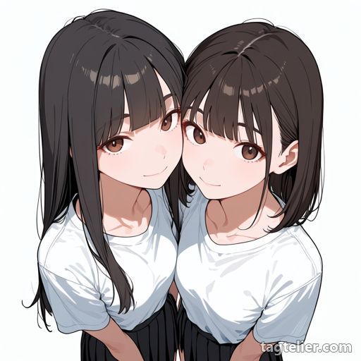 対面（face-to-face）で生成したAIイラストの見本
