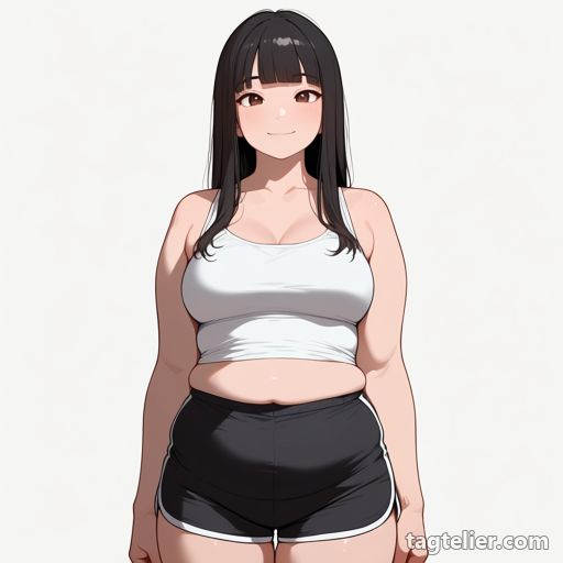 太った（fat）で生成したAIイラストの見本