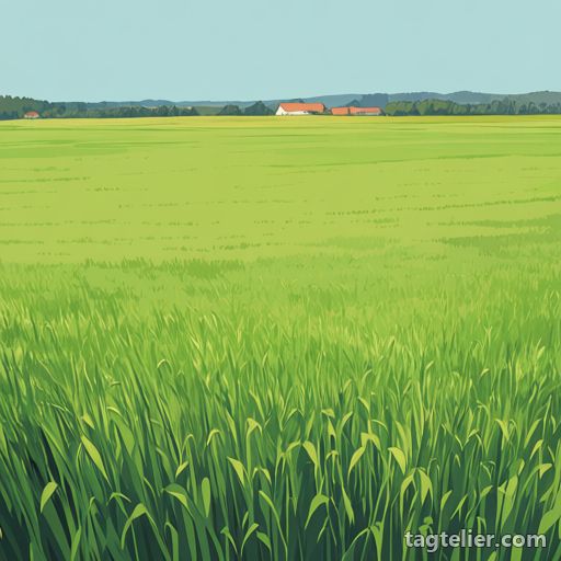 野原（field）で生成したAIイラストの見本
