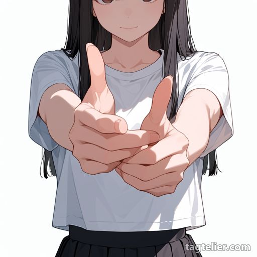 指鉄砲（finger gun）で生成したAIイラストの見本