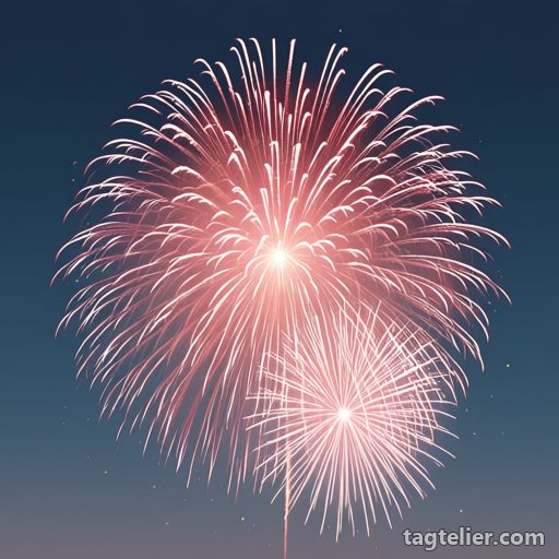 花火（fireworks）で生成したAIイラストの見本