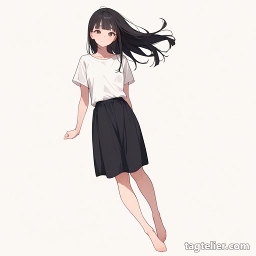 浮遊（floating）で生成したAIイラストの見本