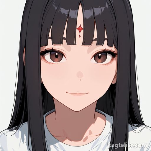 額のマーク（forehead mark）で生成したAIイラストの見本