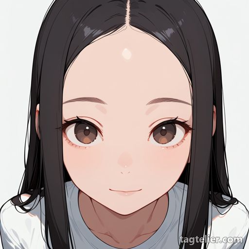 おでこ（forehead）で生成したAIイラストの見本