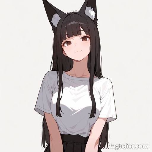 狐耳（fox_ears）で生成したAIイラストの見本