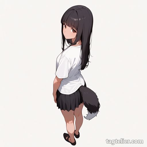 狐のしっぽ（fox_tail）で生成したAIイラストの見本