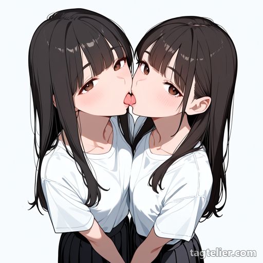ディープキス（french kiss）で生成したAIイラストの見本