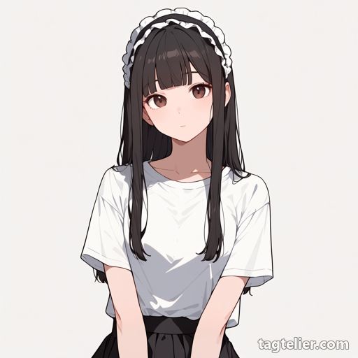 フリル付きヘアバンド（frilled_hairband）で生成したAIイラストの見本