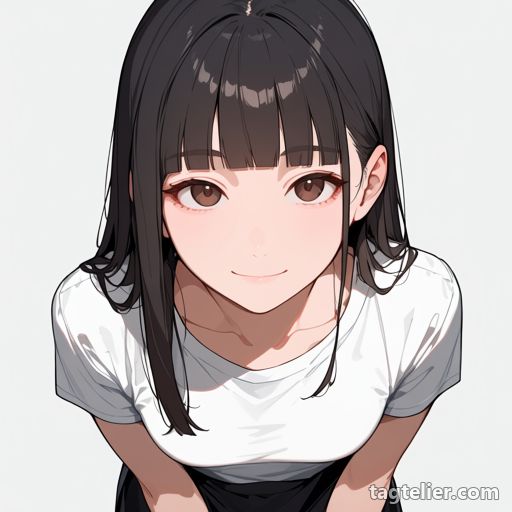 俯瞰（from above）で生成したAIイラストの見本