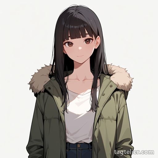 ファー付きコート（fur-trimmed_coat）で生成したAIイラストの見本