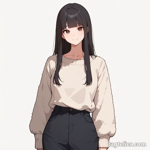 ファー付き袖（fur-trimmed_sleeves）で生成したAIイラストの見本