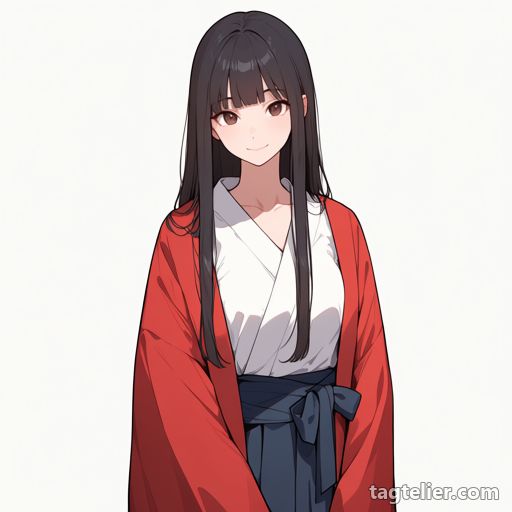 振袖（furisode）で生成したAIイラストの見本