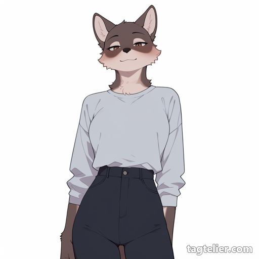 獣人（女性）（furry_female）で生成したAIイラストの見本