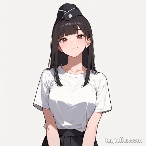 略帽（garrison_cap）で生成したAIイラストの見本
