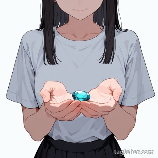 宝石（gem）で生成したAIイラストの見本