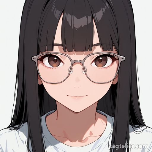メガネ（glasses）で生成したAIイラストの見本