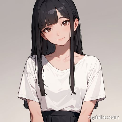 グラデーション背景（gradient background）で生成したAIイラストの見本