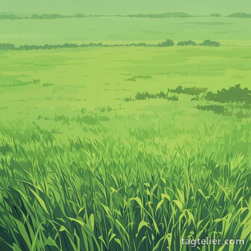 草（grass）で生成したAIイラストの見本