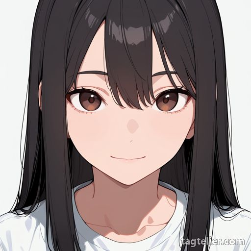 目かかり前髪（hair between eyes）で生成したAIイラストの見本