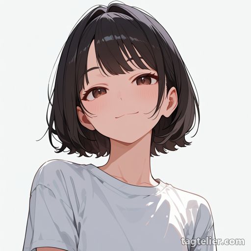 吸い込み前髪（hair intakes）で生成したAIイラストの見本