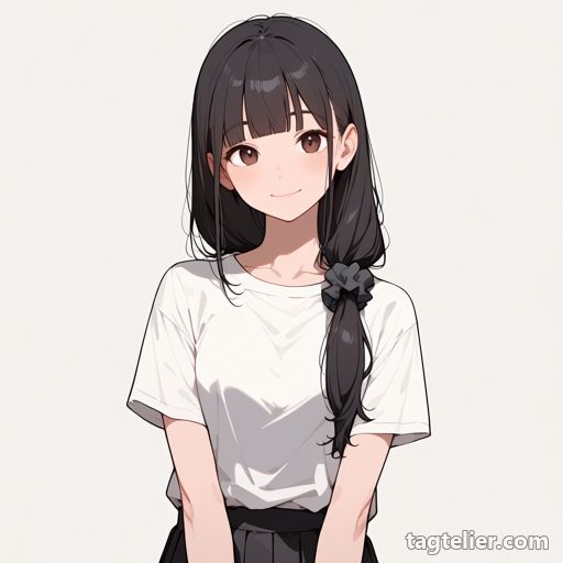 シュシュ（hair_scrunchie）で生成したAIイラストの見本