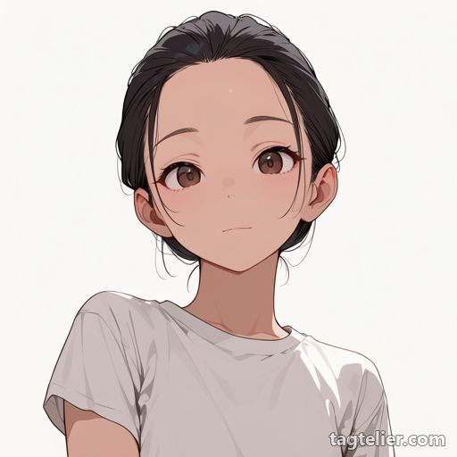 スリックバック（hair slicked back）で生成したAIイラストの見本
