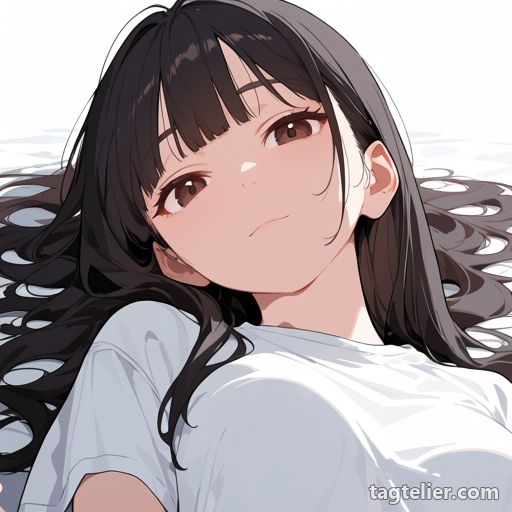 広がった髪（hair_spread_out）で生成したAIイラストの見本
