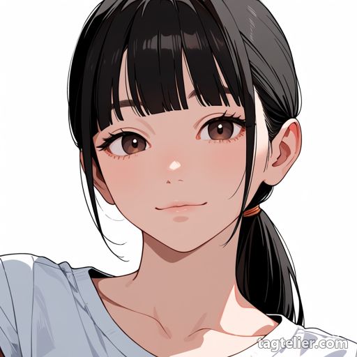 ヘアタイ（hair_tie）で生成したAIイラストの見本