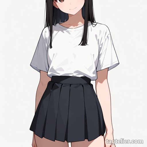 袴風ショートスカート（hakama_short_skirt）で生成したAIイラストの見本