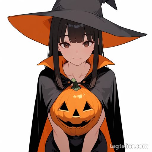 ハロウィン衣装（halloween_costume）で生成したAIイラストの見本
