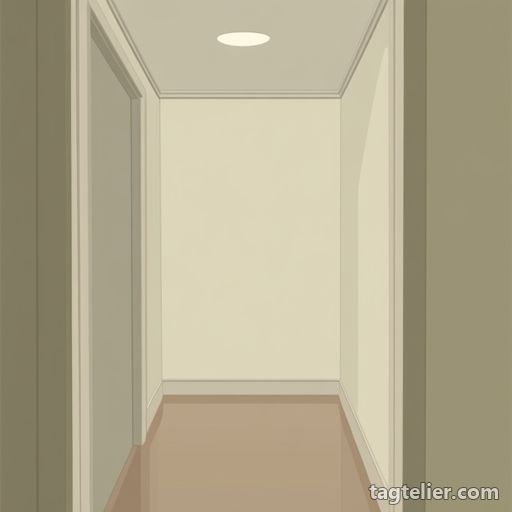 廊下（hallway）で生成したAIイラストの見本