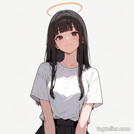 天使の輪（halo）で生成したAIイラストの見本
