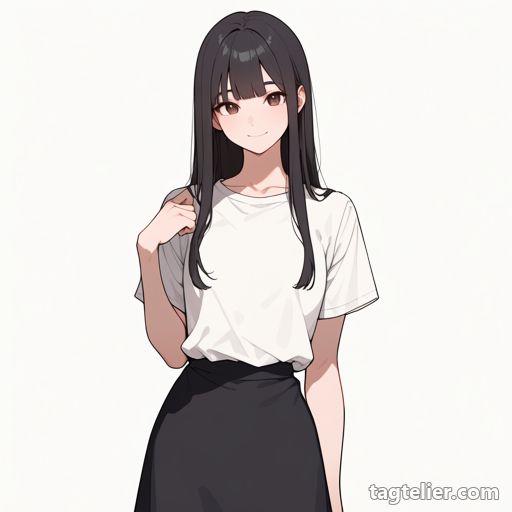 手を上げる（hand_up）で生成したAIイラストの見本