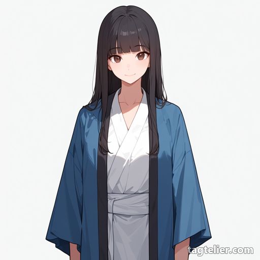 羽織（haori）で生成したAIイラストの見本