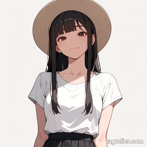 帽子（hat）で生成したAIイラストの見本