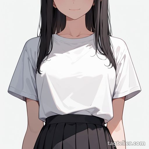 頭が画外（head out of frame）で生成したAIイラストの見本